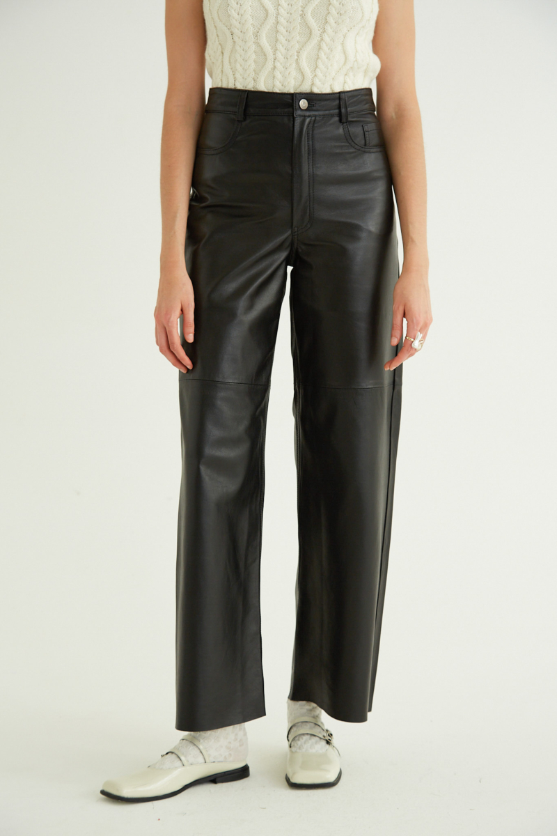 PANTALON DE CUERO LUNA / OVINO ITALIANO