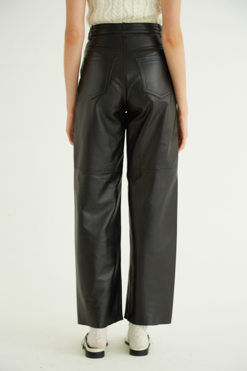 PANTALON DE CUERO LUNA / OVINO ITALIANO