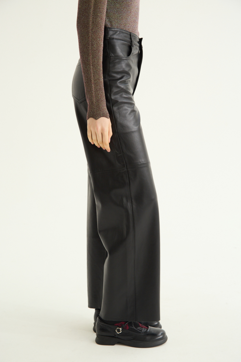 PANTALON DE CUERO LUNA / OVINO ITALIANO