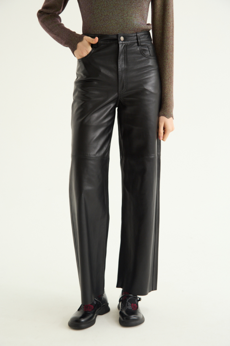 PANTALON DE CUERO LUNA / OVINO ITALIANO