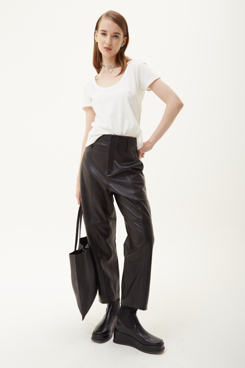 PANTALON DE CUERO TONYA / OVINO ITALIANO