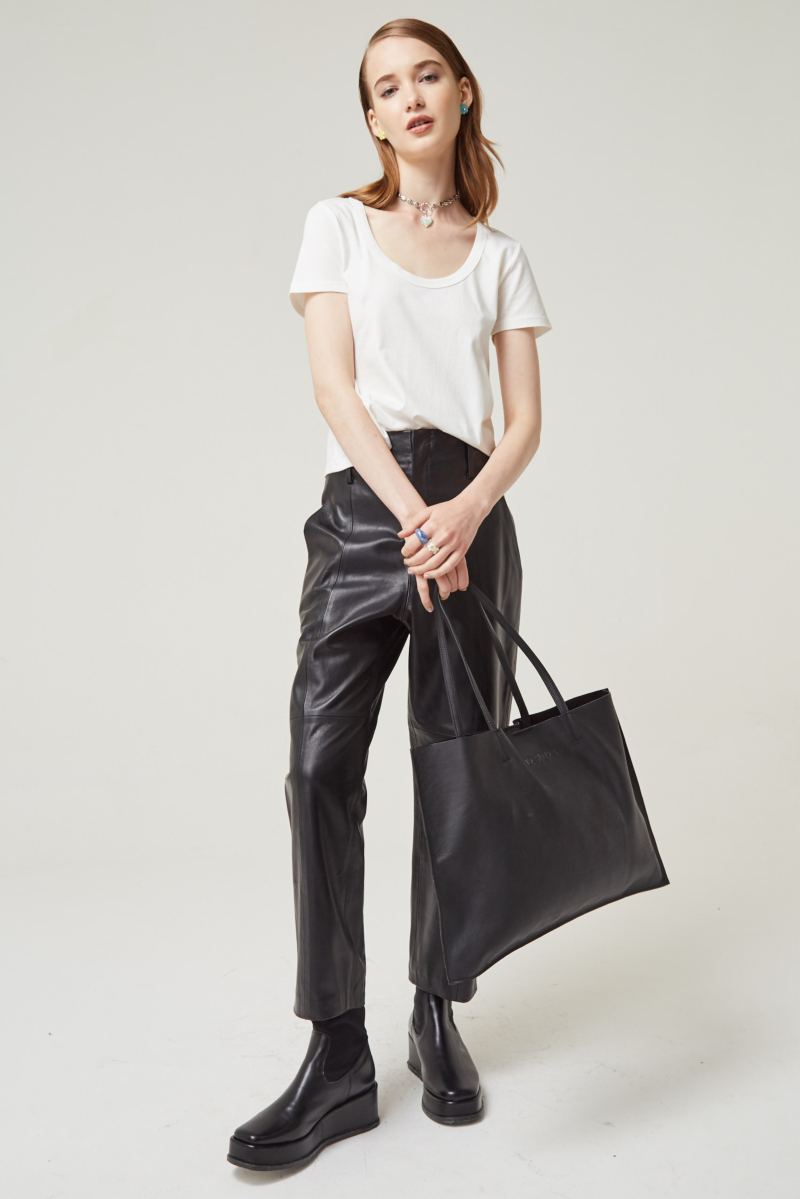 PANTALON DE CUERO TONYA / OVINO ITALIANO