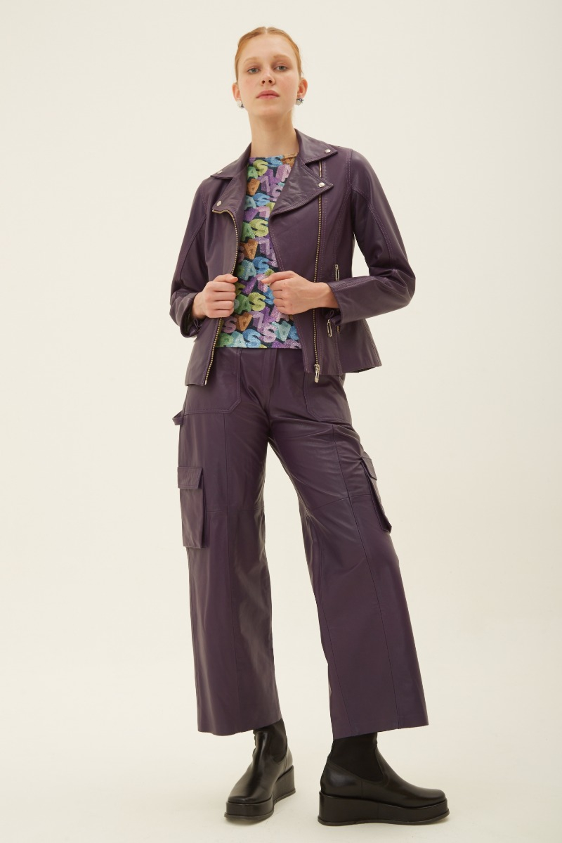PANTALON DE CUERO BERNINA//VACUNO