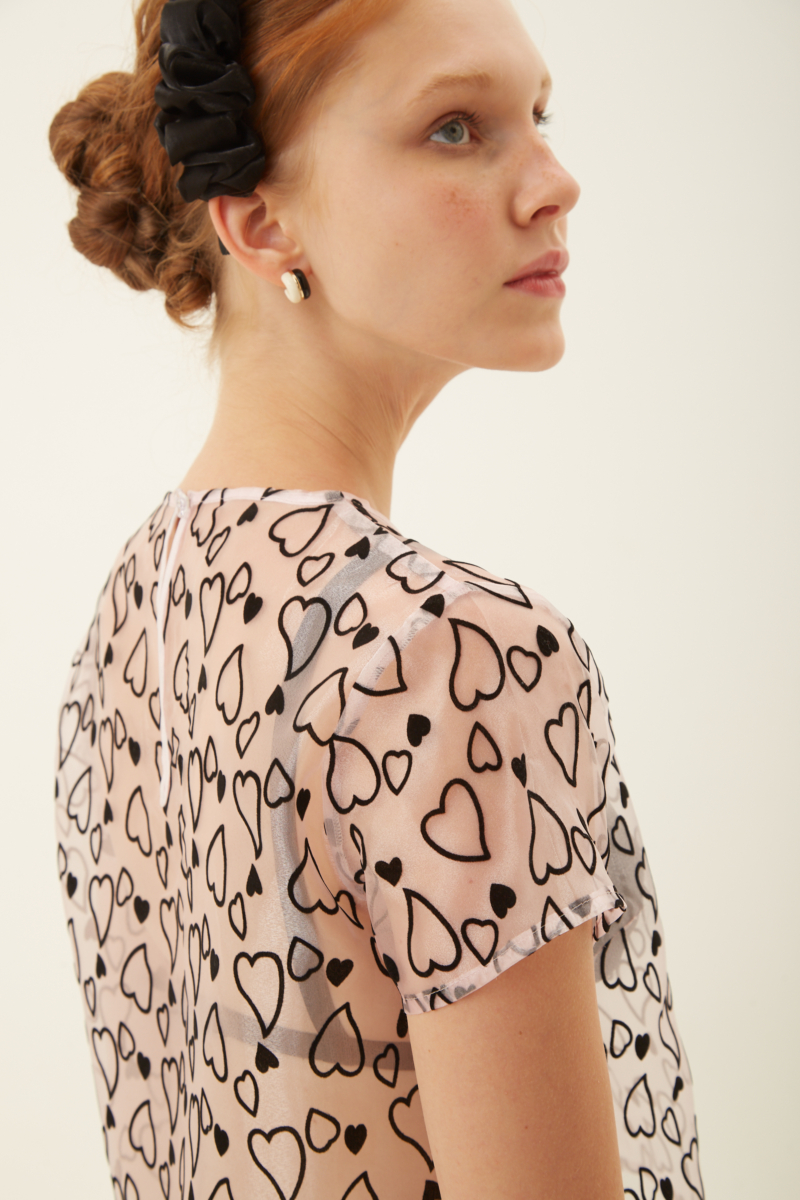 BLUSA GARDEN HEARTS