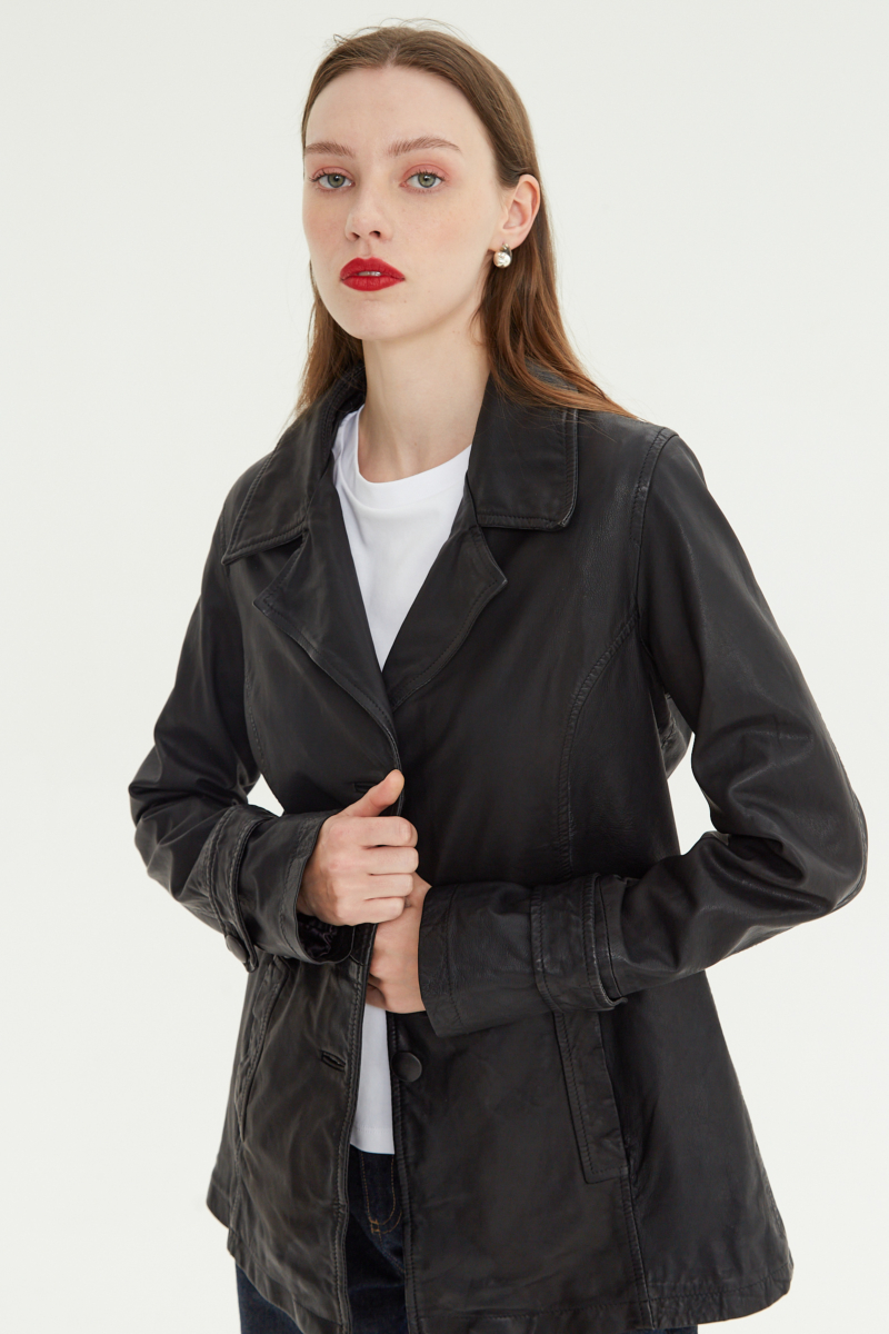 SACO DE CUERO HUNTER // OVINO