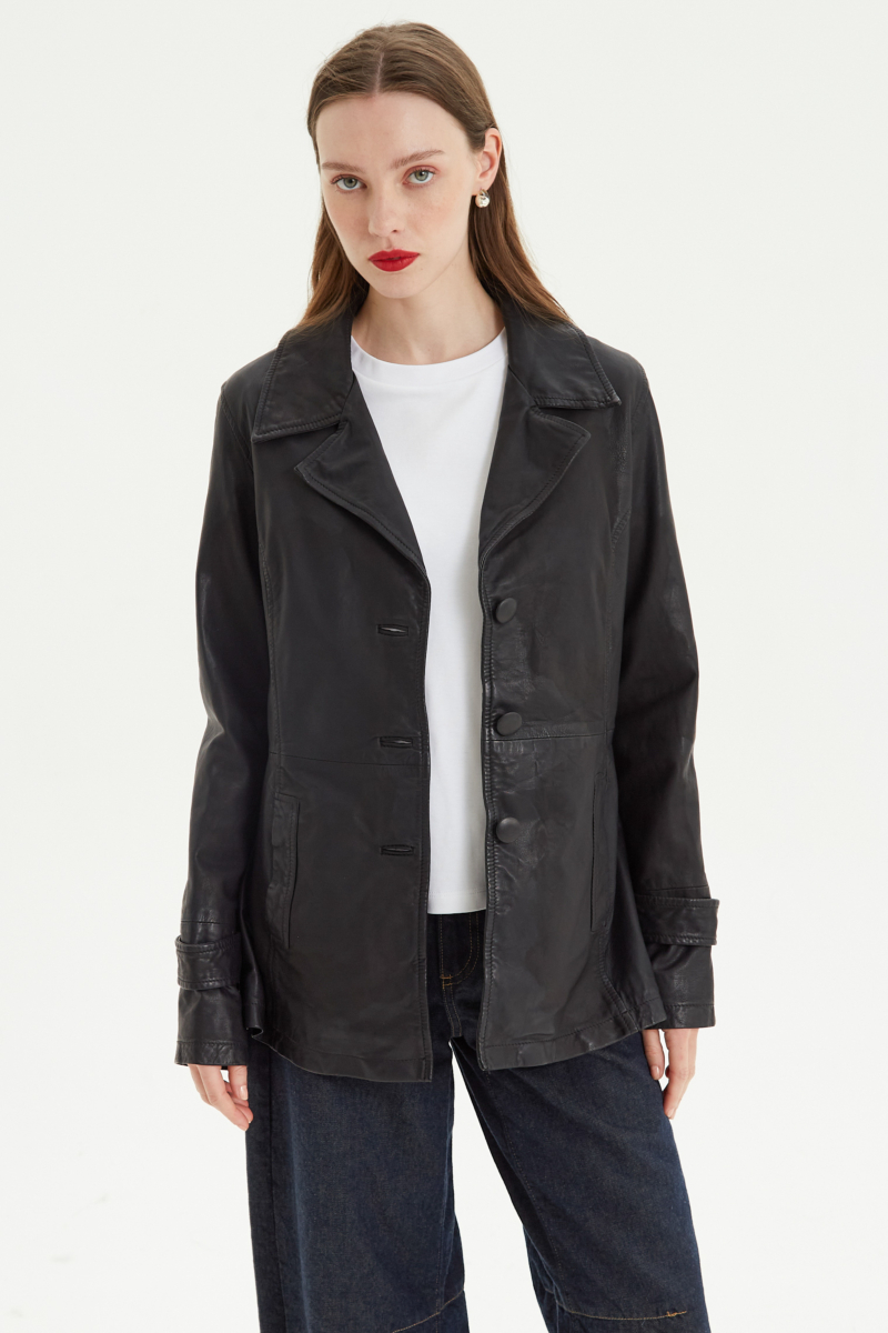 SACO DE CUERO HUNTER // OVINO
