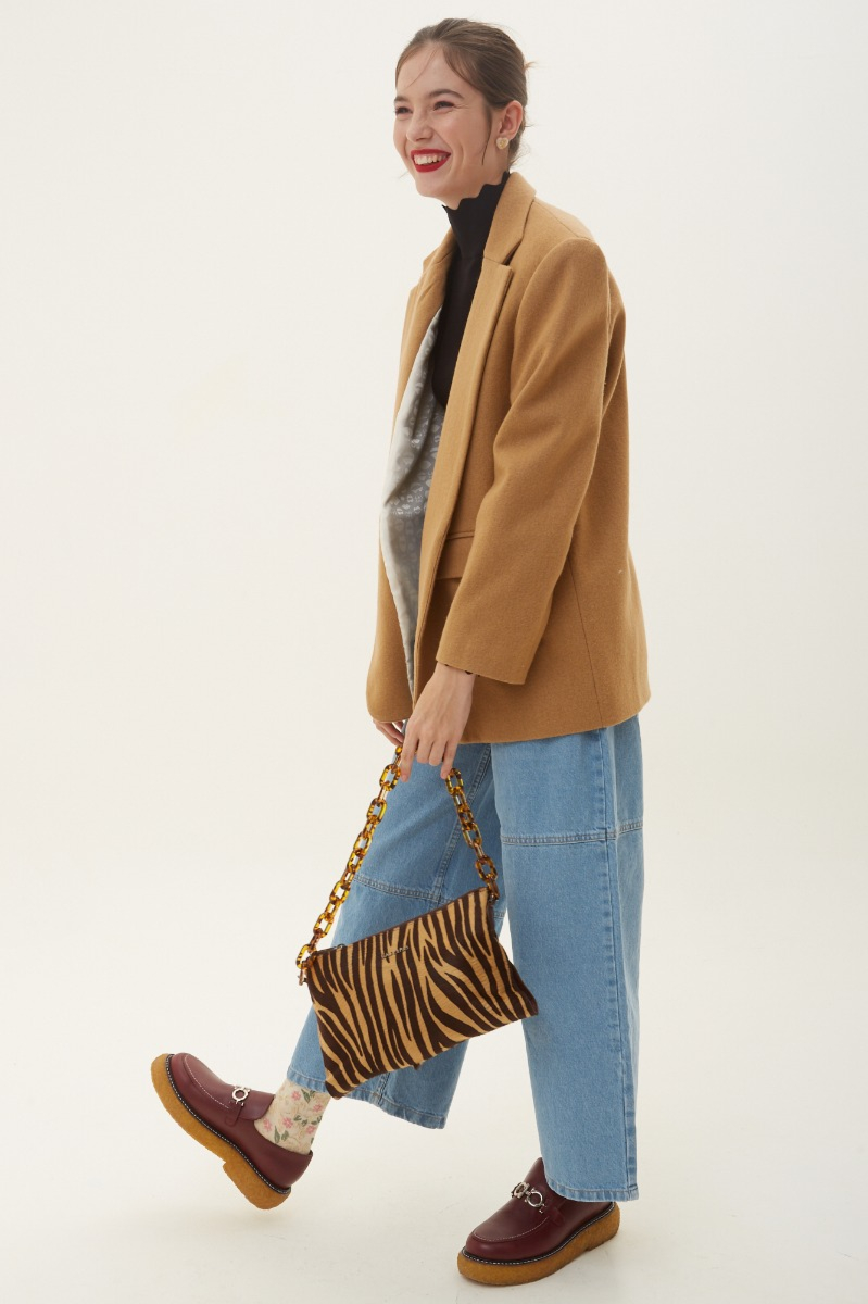 CARTERA DE CUERO MERESIAS ZEBRA