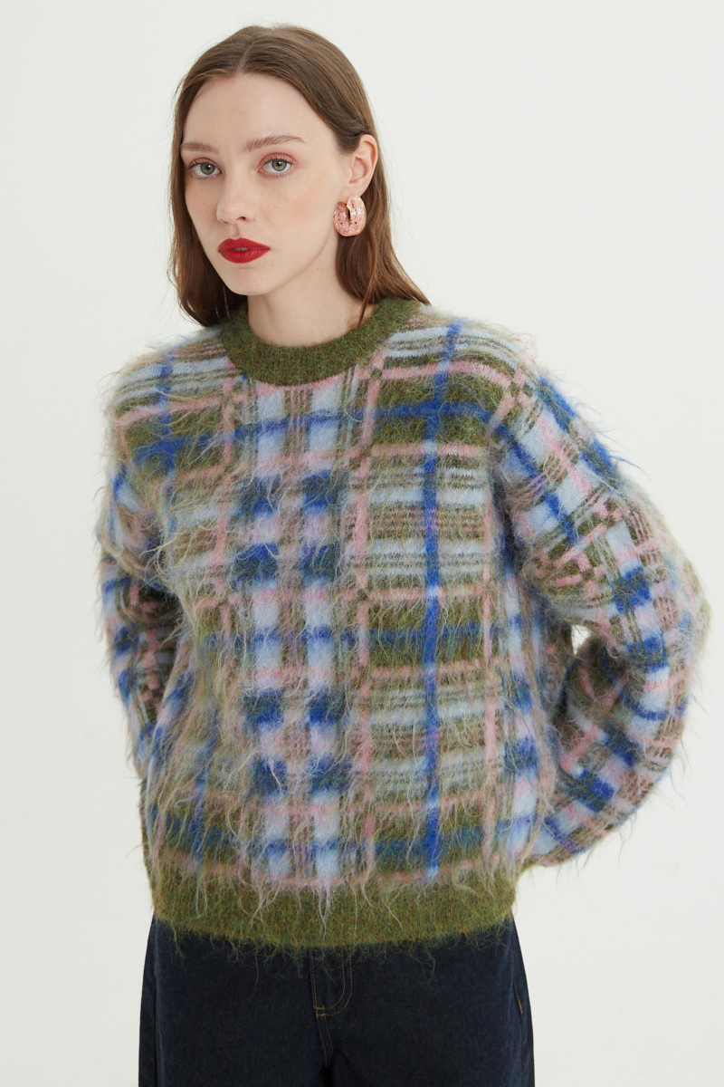 SWEATER TEJIDO CELINE CHECK