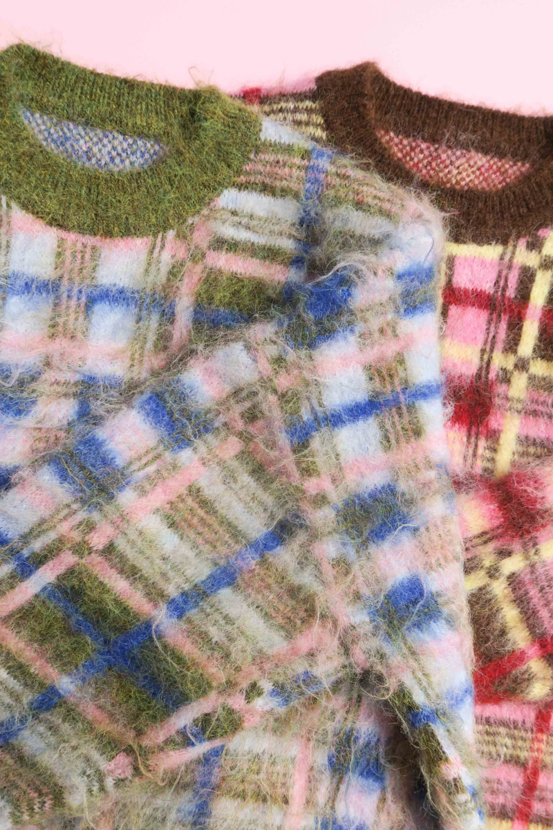SWEATER TEJIDO CELINE CHECK