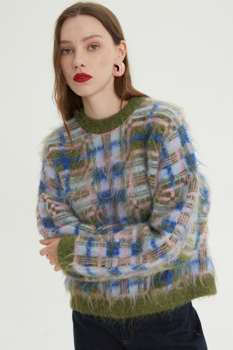 SWEATER TEJIDO CELINE CHECK