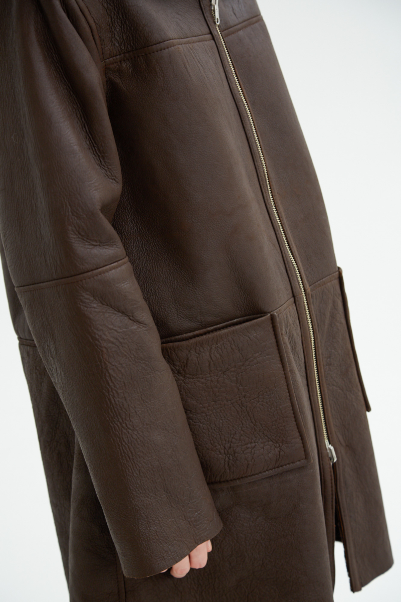 TAPADO REVERSIBLE DE CUERO NAPALAN RICCI 