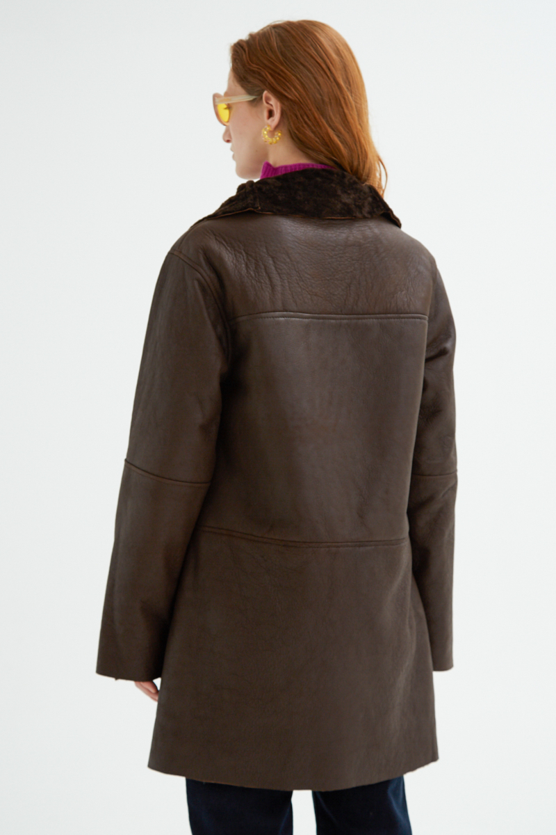 TAPADO REVERSIBLE DE CUERO NAPALAN RICCI 