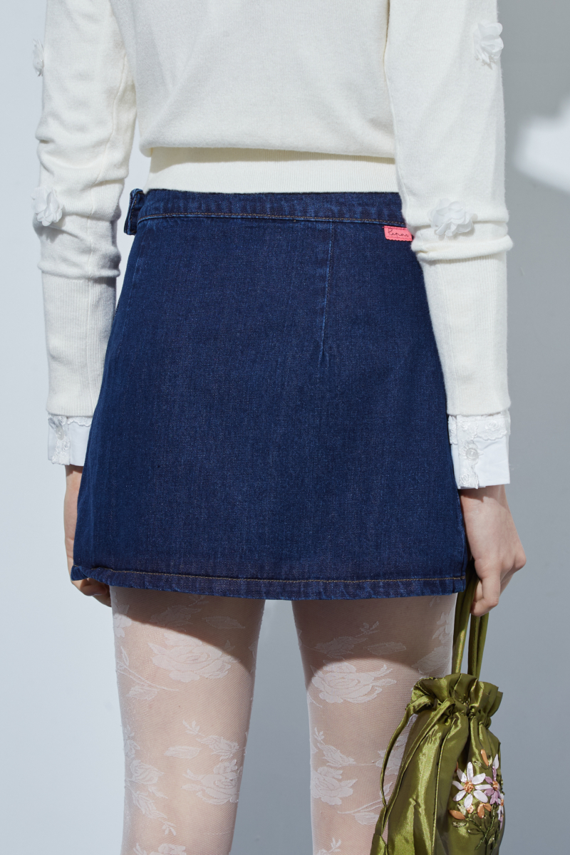 FALDA DE JEAN IRIS