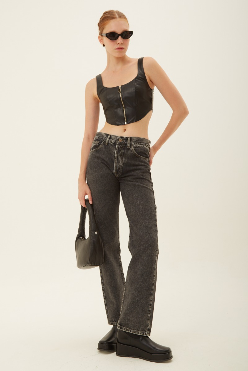 TOP DE CUERO HOWL / VACUNO