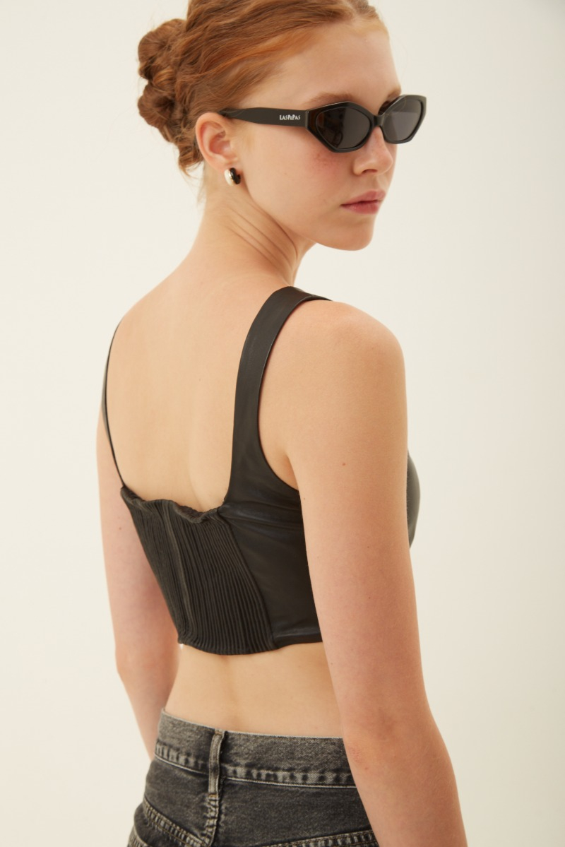 TOP DE CUERO HOWL / VACUNO