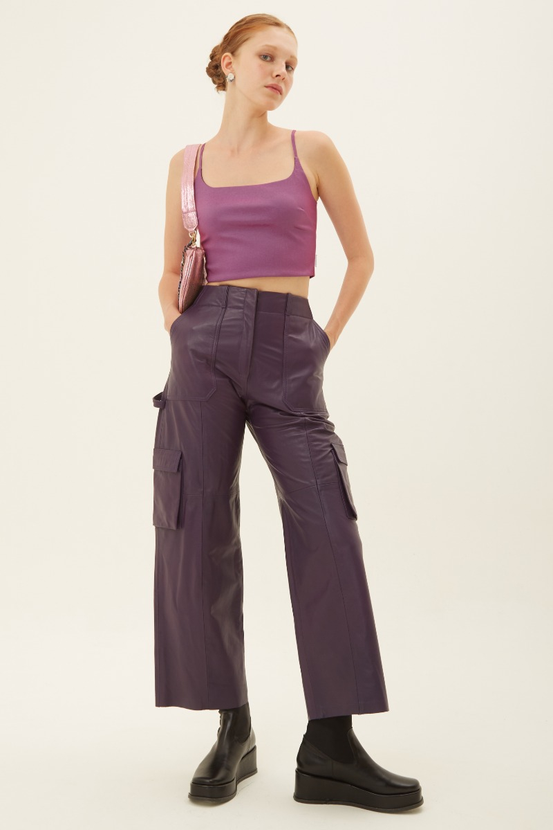PANTALON DE CUERO BERNINA//VACUNO