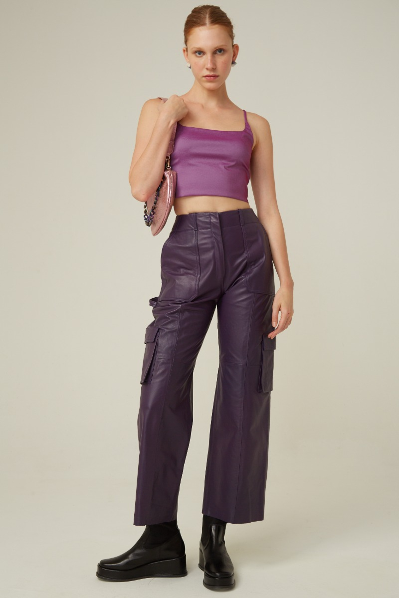 PANTALON DE CUERO BERNINA//VACUNO