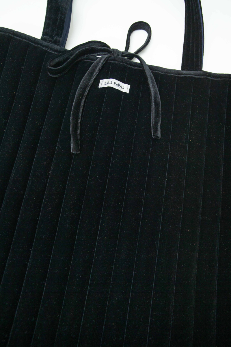 TOTE BAG VELVET REVERSIBLE YORK
