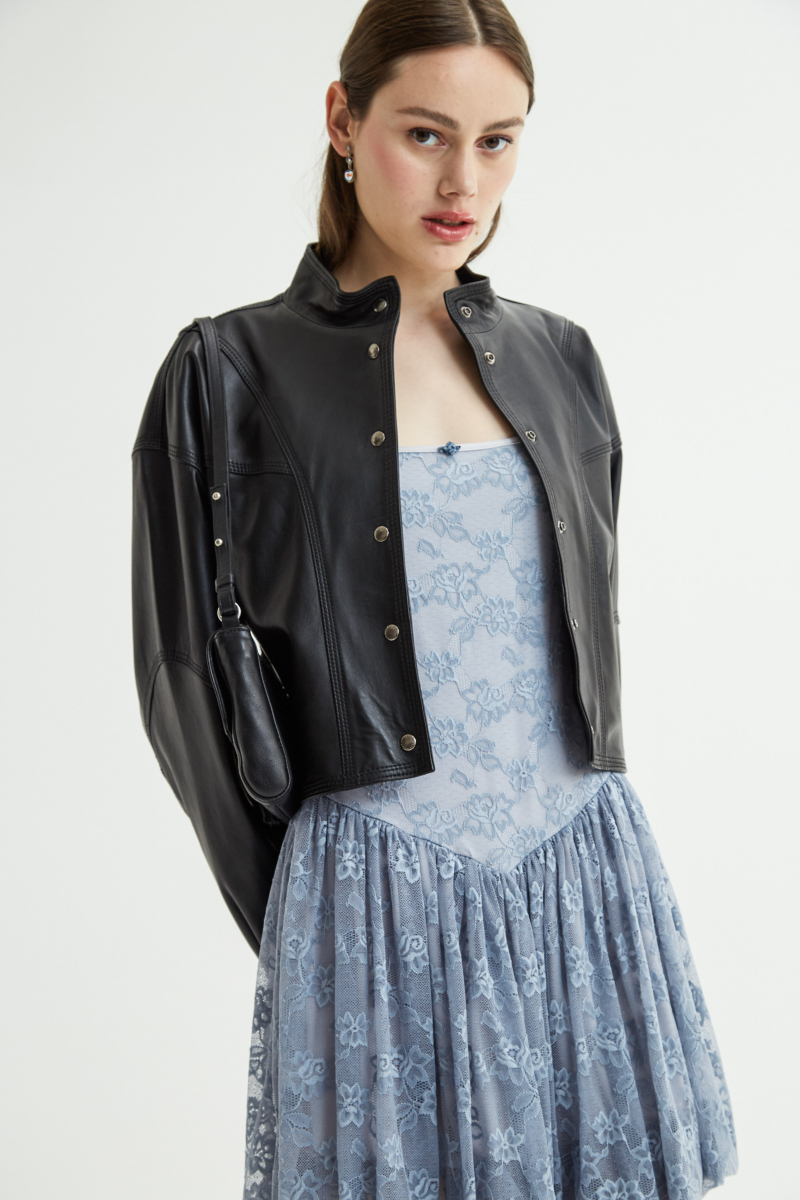 CAMPERA DE CUERO ALEXA // OVINO ITALIANO