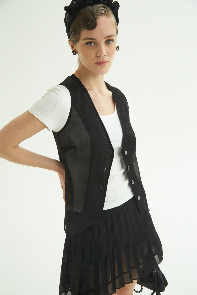 CHALECO MARCUS ORGANZA