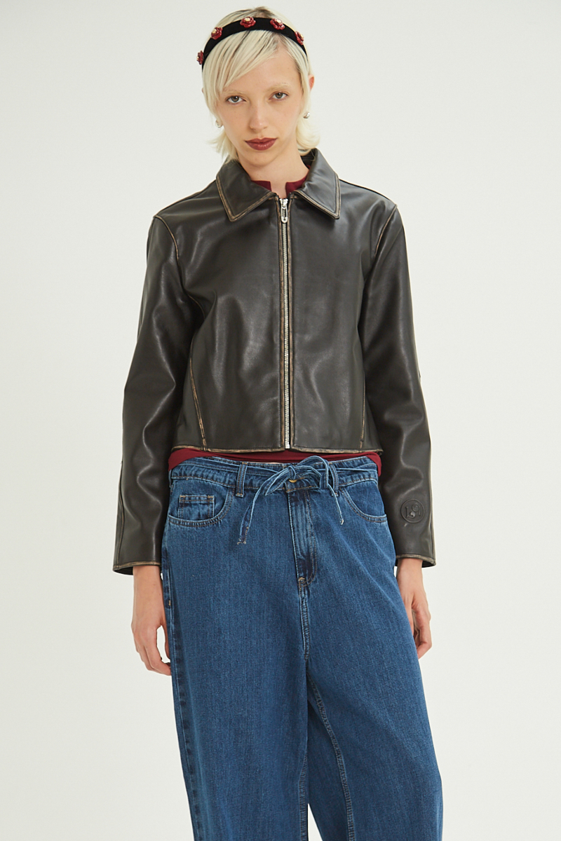 CAMPERA DE CUERO MARGOT 