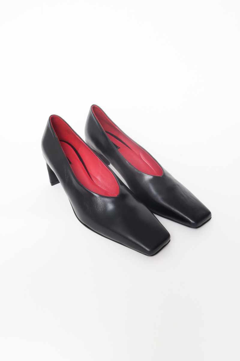 ZAPATO DE CUERO NARANJO