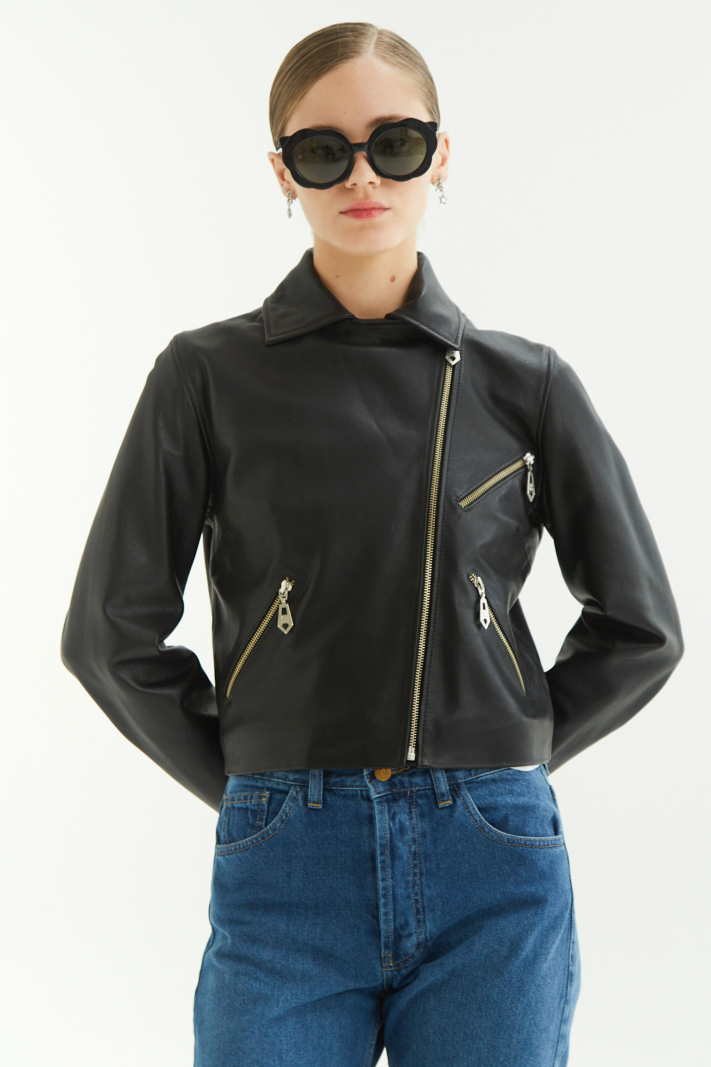 CAMPERA DE CUERO SCARLETT JUMBO // OVINO