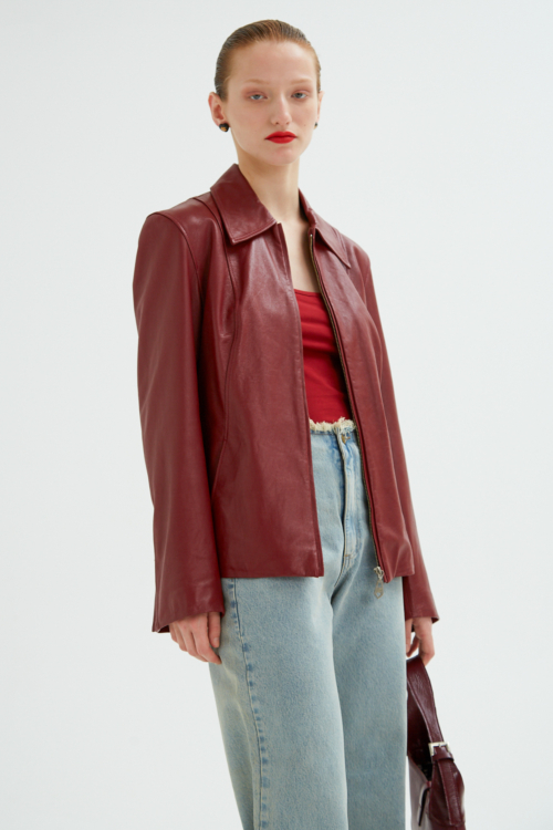 CAMPERA DE CUERO TRINY // OVINO ITALIANO