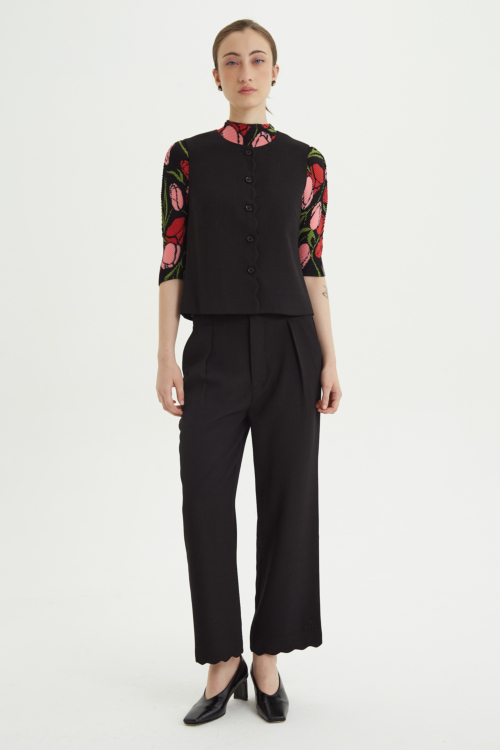 PANTALON SASTRERO SCALLOP