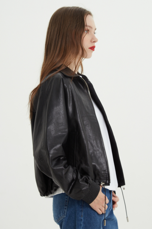 CAMPERA DE CUERO HEDY // OVINO