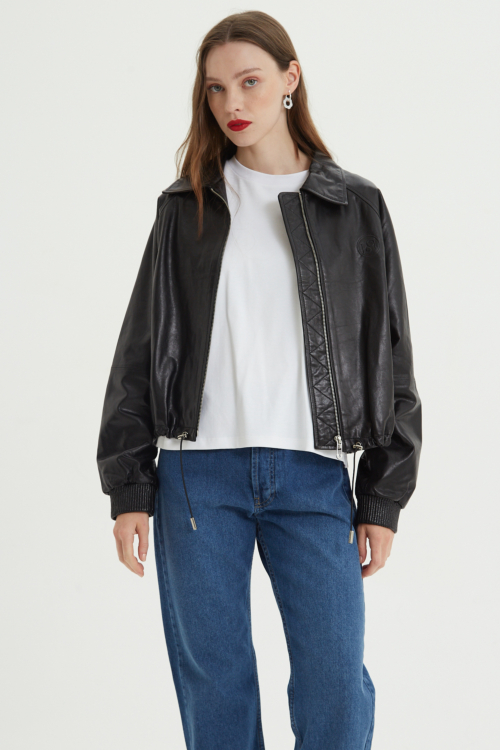 CAMPERA DE CUERO HEDY // OVINO