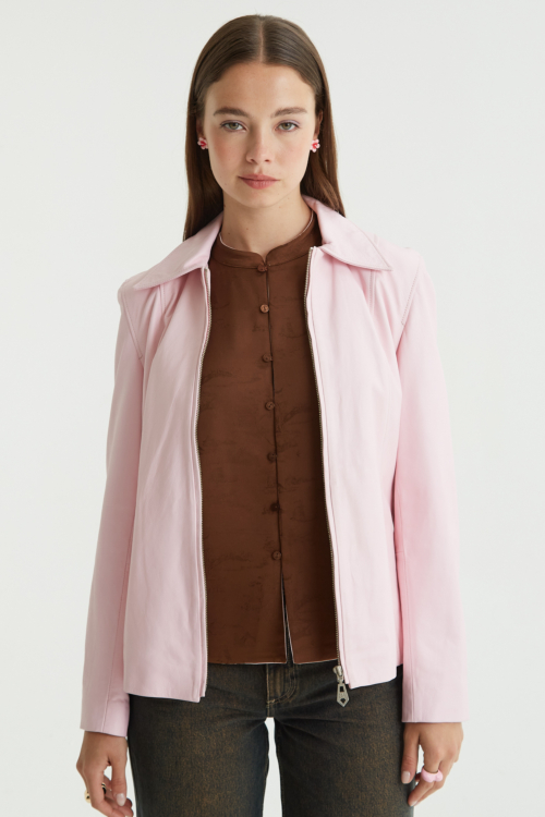 CAMPERA DE CUERO TRINY // OVINO ITALIANO