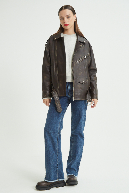 CAMPERA DE CUERO STEWART