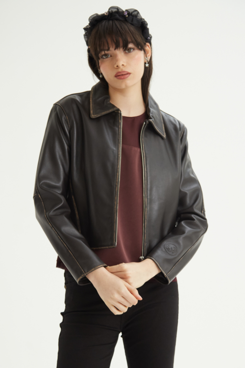 CAMPERA DE CUERO MARGOT 