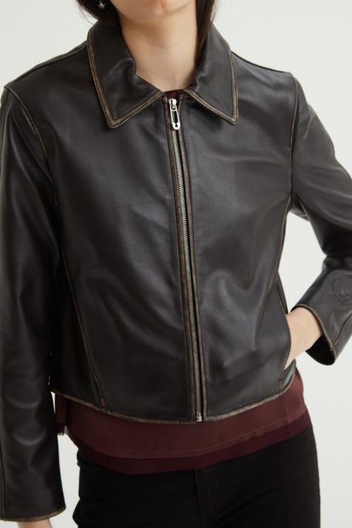 CAMPERA DE CUERO MARGOT 