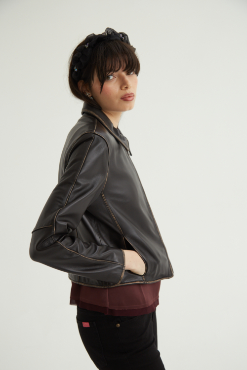 CAMPERA DE CUERO MARGOT 