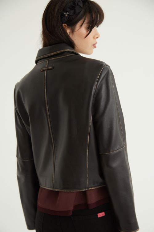 CAMPERA DE CUERO MARGOT 