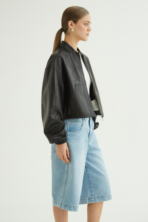 BOMBER DE CUERO JENNA // OVINO