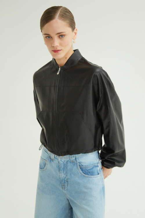 BOMBER DE CUERO JENNA // OVINO