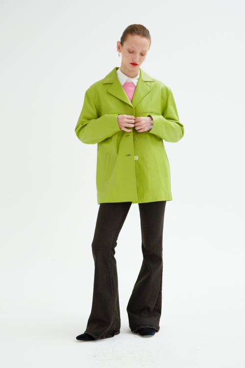 SACO DE CUERO SIDNEY // OVINO ITALIANO