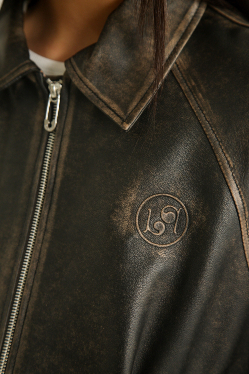 CAMPERA DE CUERO HEDY // OVINO