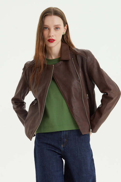 CAMPERA DE CUERO JOY // OVINO