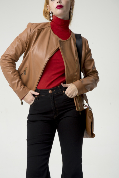 CAMPERA DE CUERO LUCY // OVINO ITALIANO