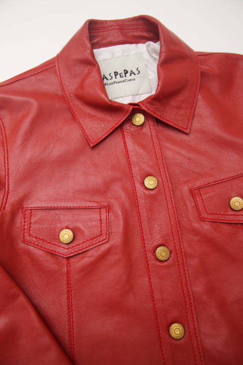 CAMPERA DE CUERO SARA // OVINO ITALIANO