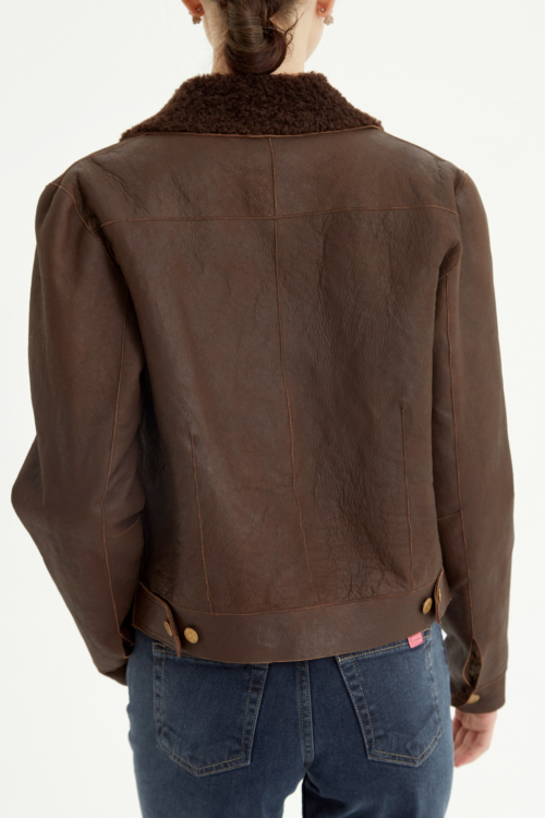 CAMPERA DE CUERO SARA NAPALAN 