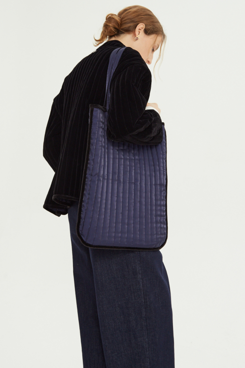 TOTE BAG VELVET REVERSIBLE YORK