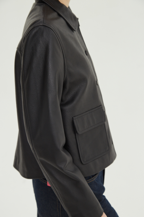 CAMPERA DE CUERO ZOE // OVINO