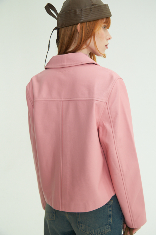 CAMPERA DE CUERO ZOE // OVINO