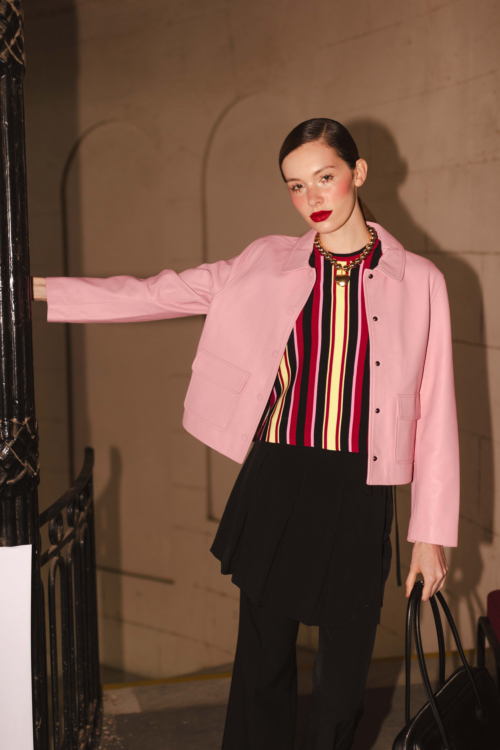 CAMPERA DE CUERO ZOE // OVINO