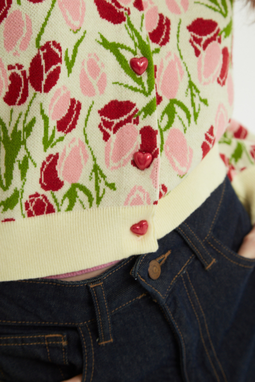 CARDIGAN TEJIDO ODETTE TULIP 